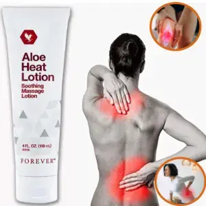 Forever Aloe Heat Lotion | Muscle, Nerve and Joint Pain Relief and Skin Nourishment